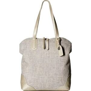 PISTIL Sure Thing Jute Shoulder Bag Woven Textile Laptop Tablet Handbag NWOT